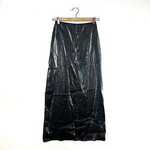 Zara | Grey Metallic Skirt